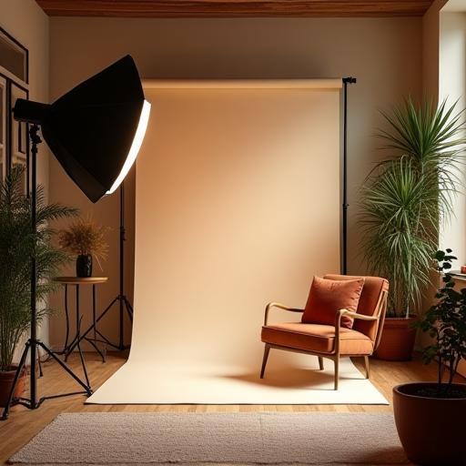 Intérieur du Studio Lumière Focus à Paris