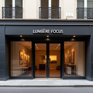 Façade extérieure du studio photo à Paris