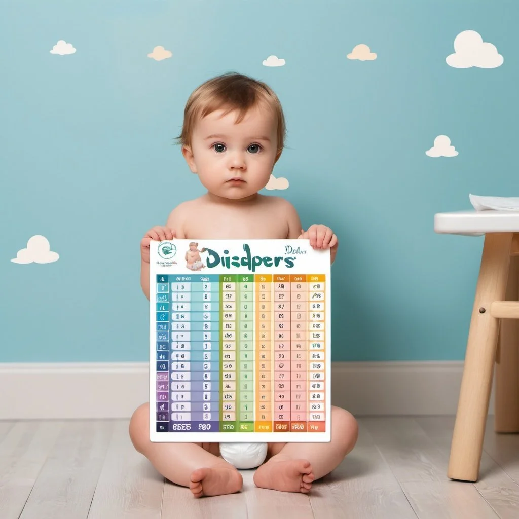 baby diapers size chart